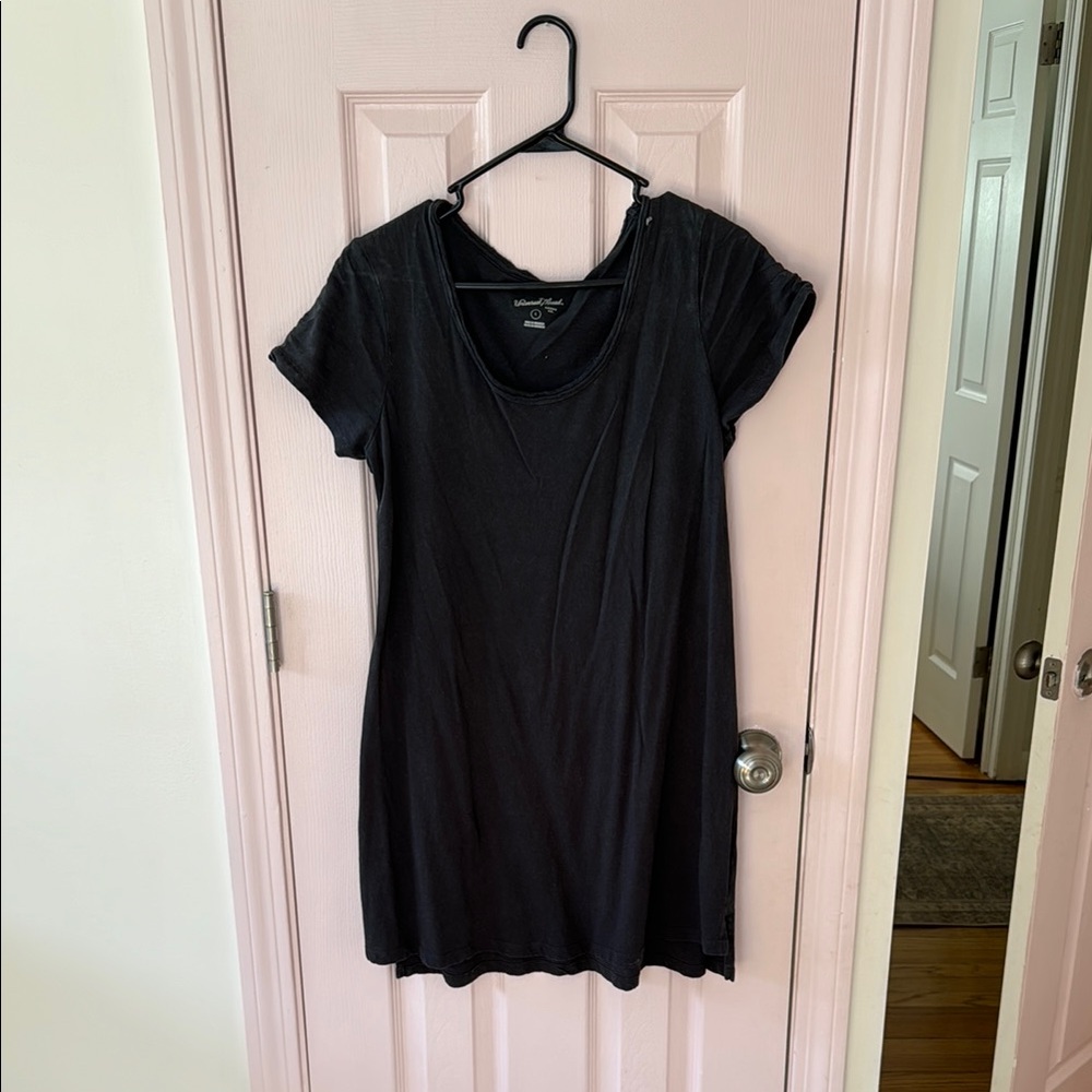 Universal Thread Black T-Shirt Dress